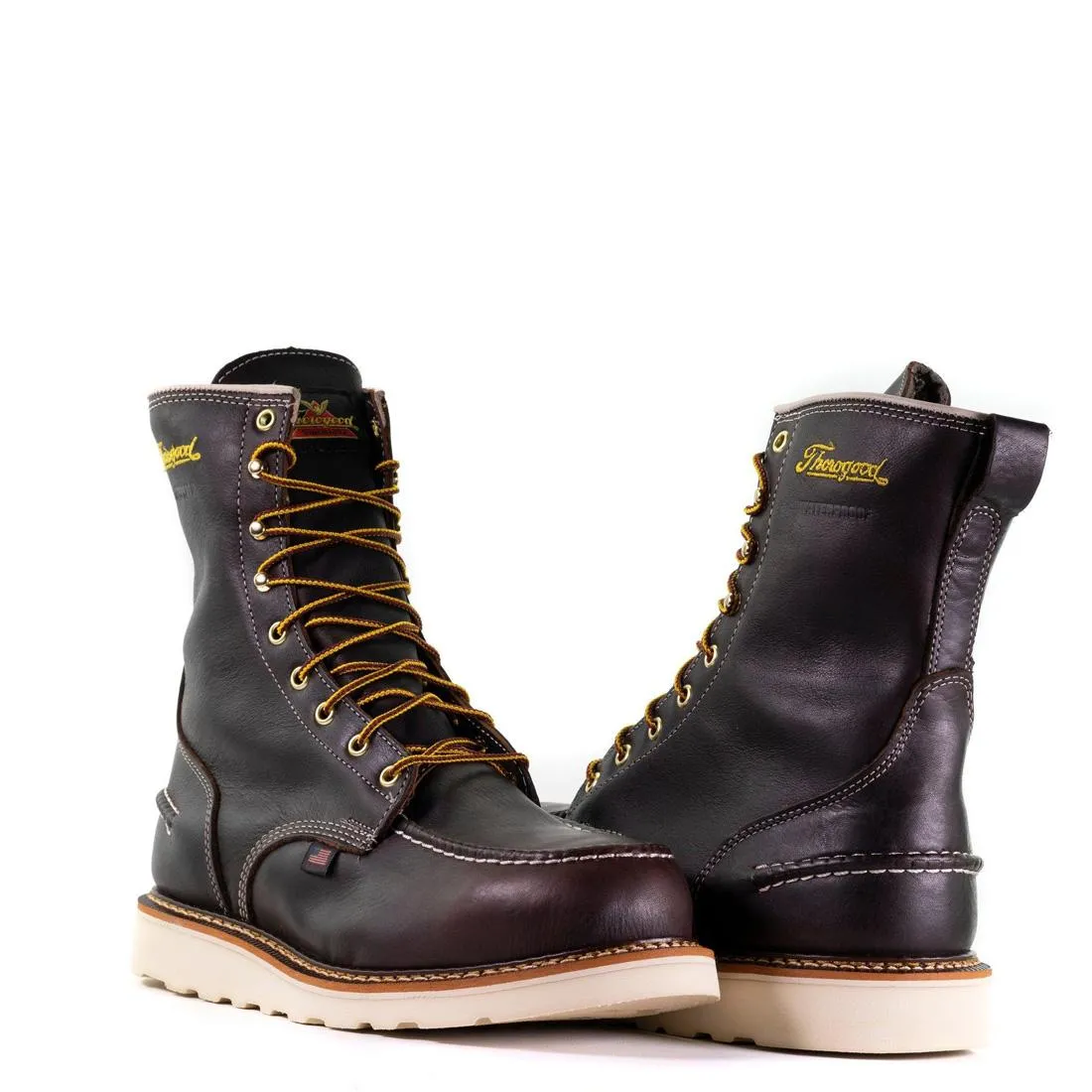 1957 Series 8" Waterproof Steel-Toe Moc Toe Boot with Maxwear Wedge Briar Pitstop