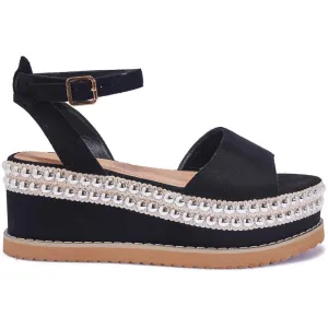 ADELE1 Ladies Platform Wedge Sandals