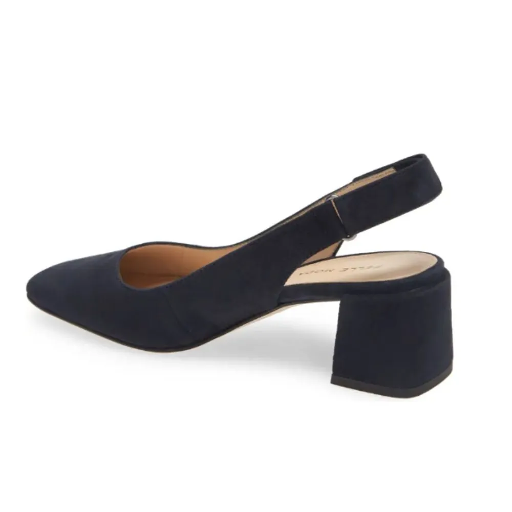 Alek Midnight Suede Pelle Moda Slingback Pumps