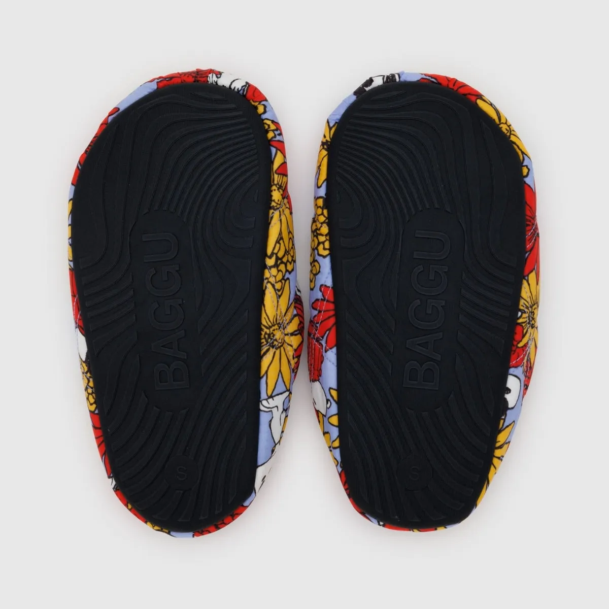 Baggu Puffy Slippers in Floral Snoopy
