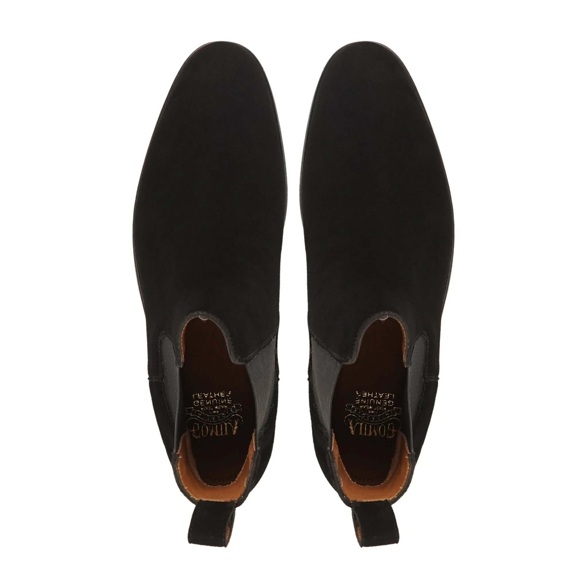 Bochum - Men's Black Kid Suede Chelsea Boot