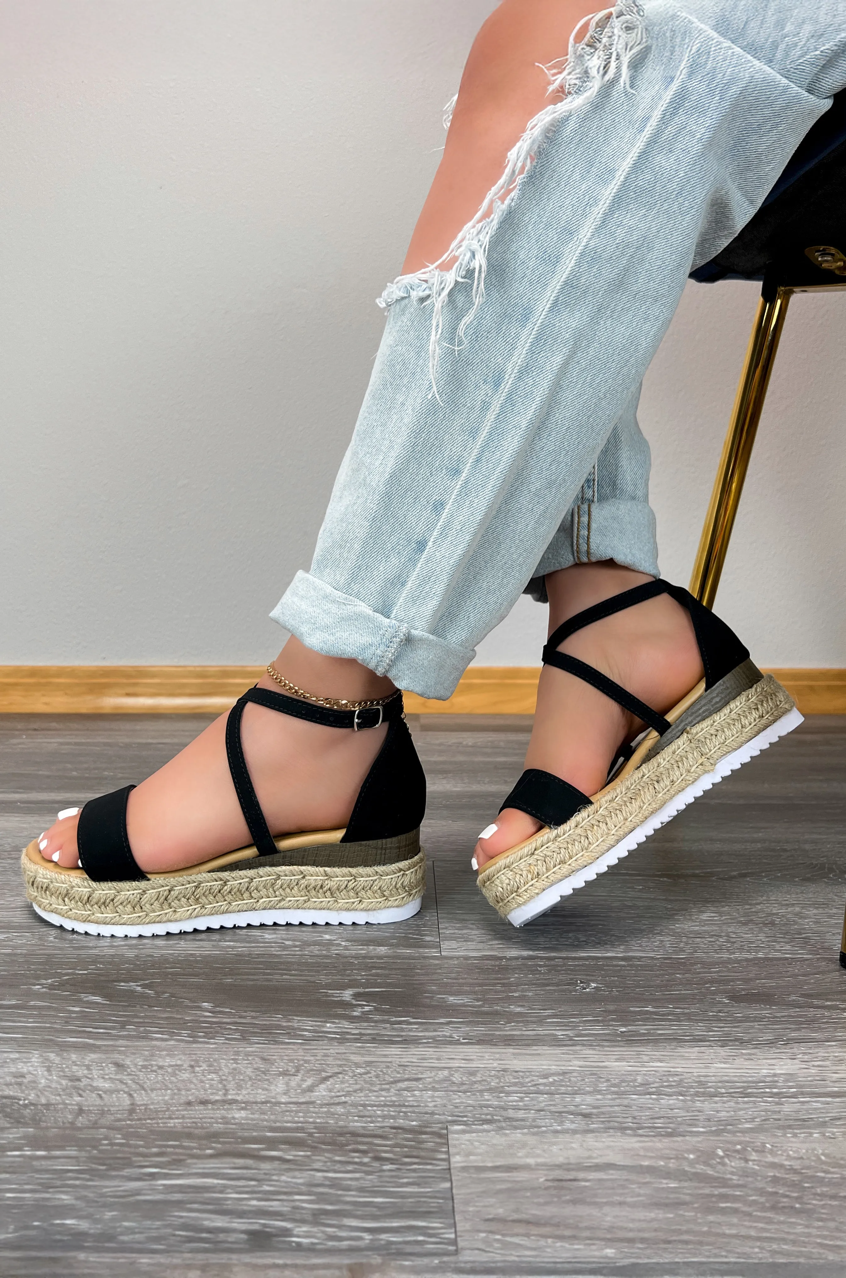 Candy - Women's Platform Espadrilles Wedge Sandals