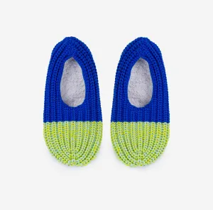 Colorblock Knit Slippers