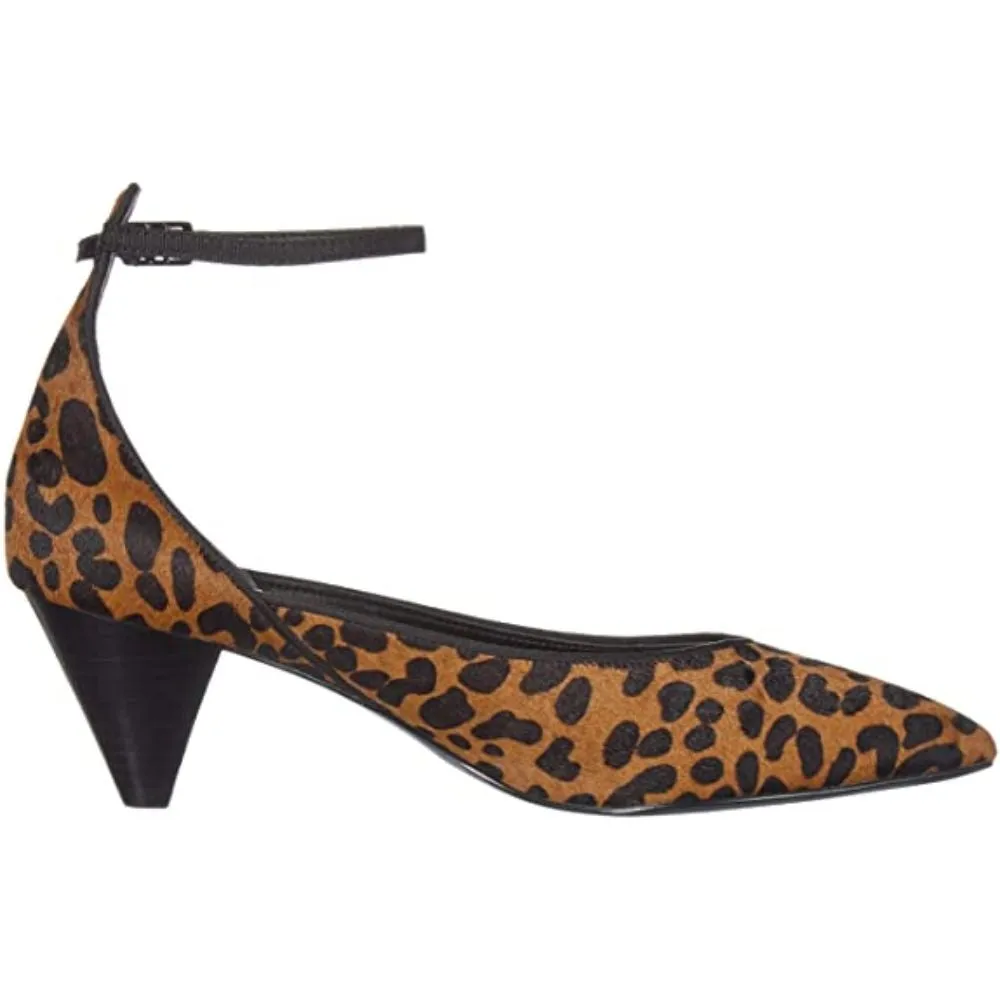 Coralie Leopard Calf Hair Franco Sarto Pumps