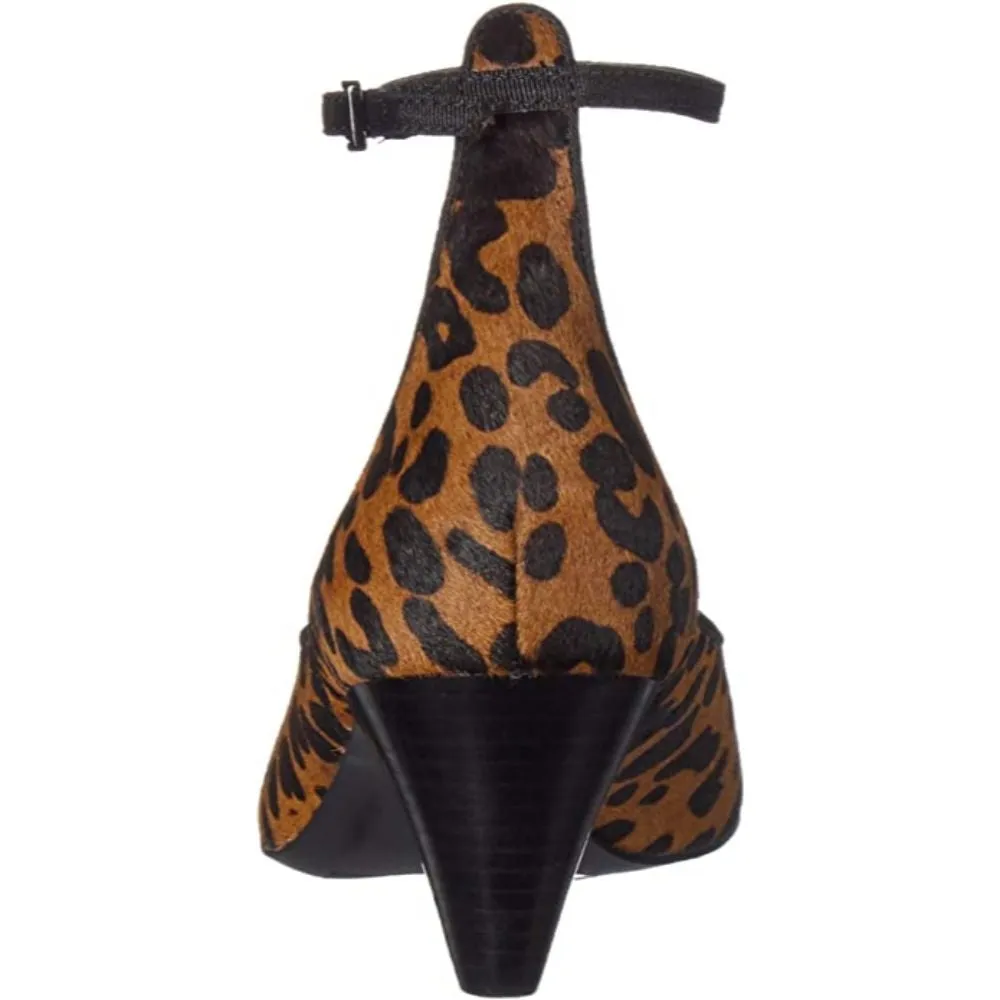 Coralie Leopard Calf Hair Franco Sarto Pumps