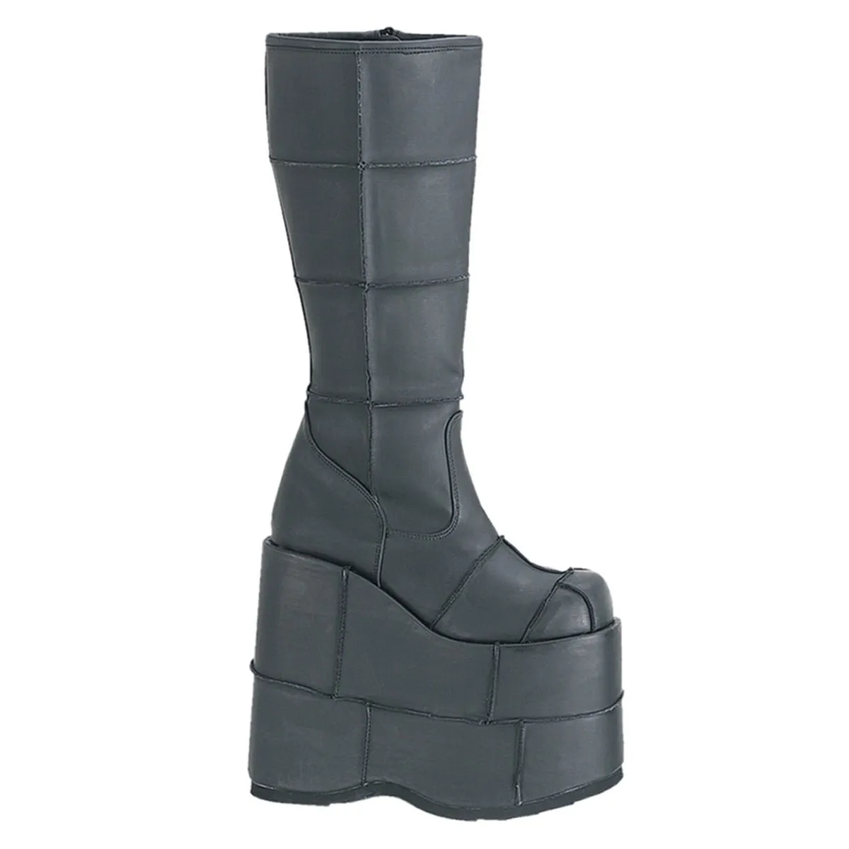 DemoniaCult Stack 301 Unisex/Mens Platform Knee Length Boots