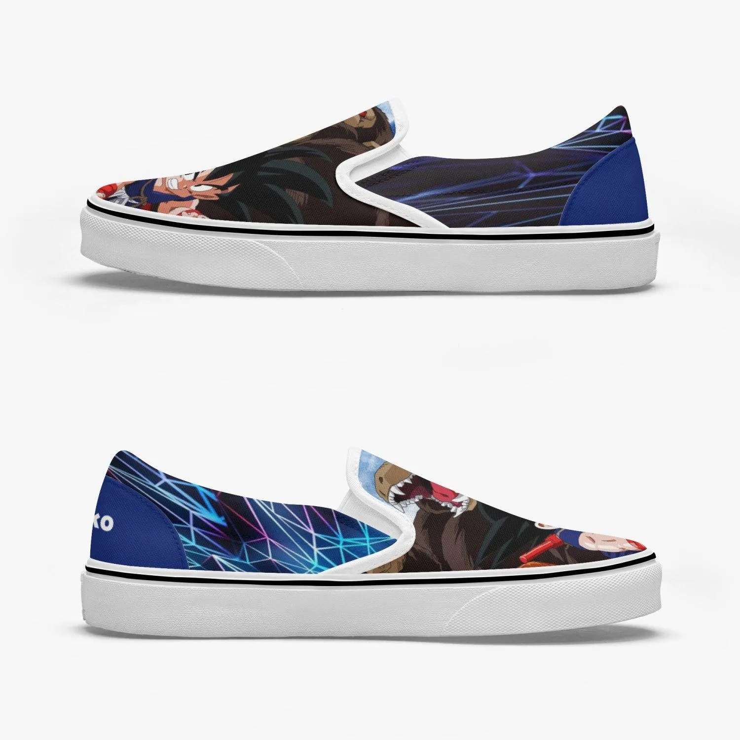 Dragon Ball Z Son Goku Slip Ons Anime Shoes