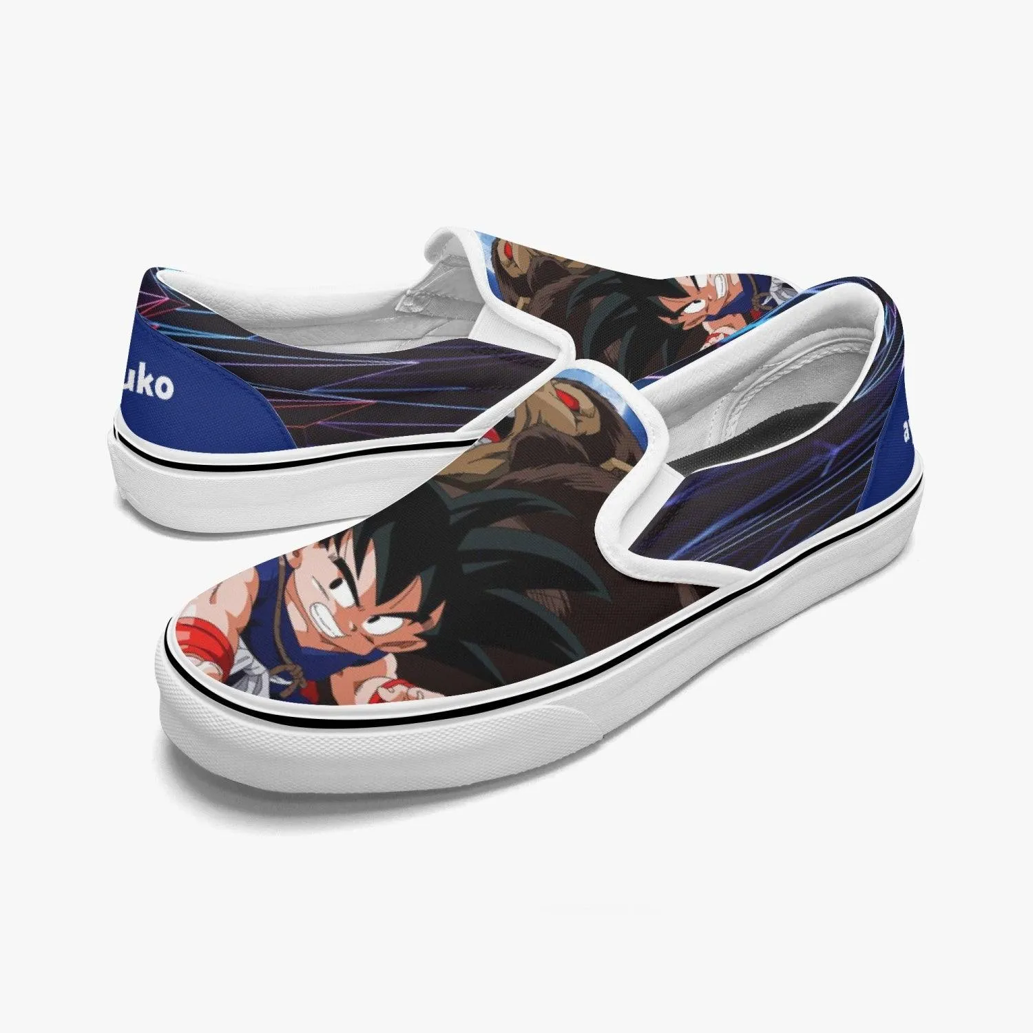 Dragon Ball Z Son Goku Slip Ons Anime Shoes