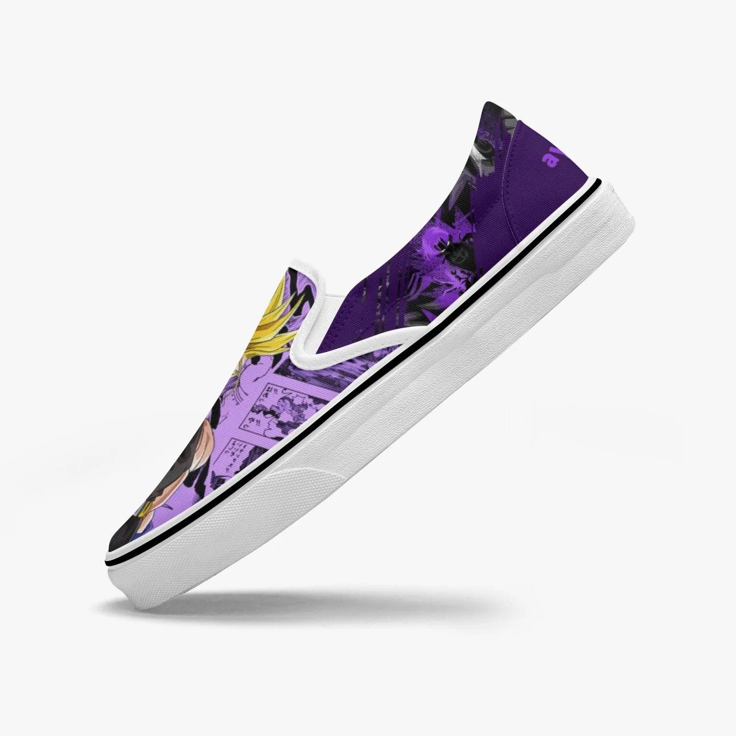 Dragonball Z Trunks Slip Ons Anime Shoes