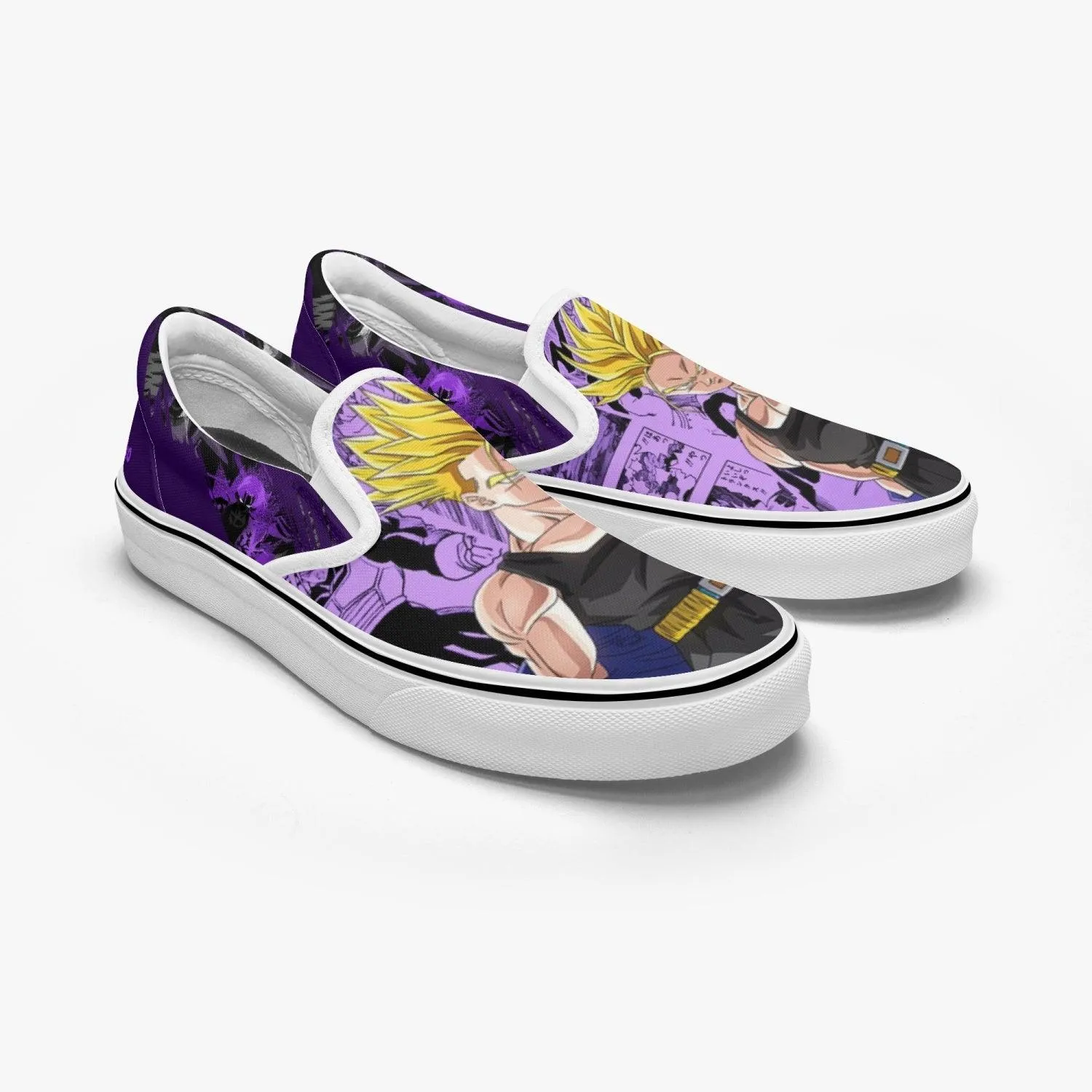 Dragonball Z Trunks Slip Ons Anime Shoes