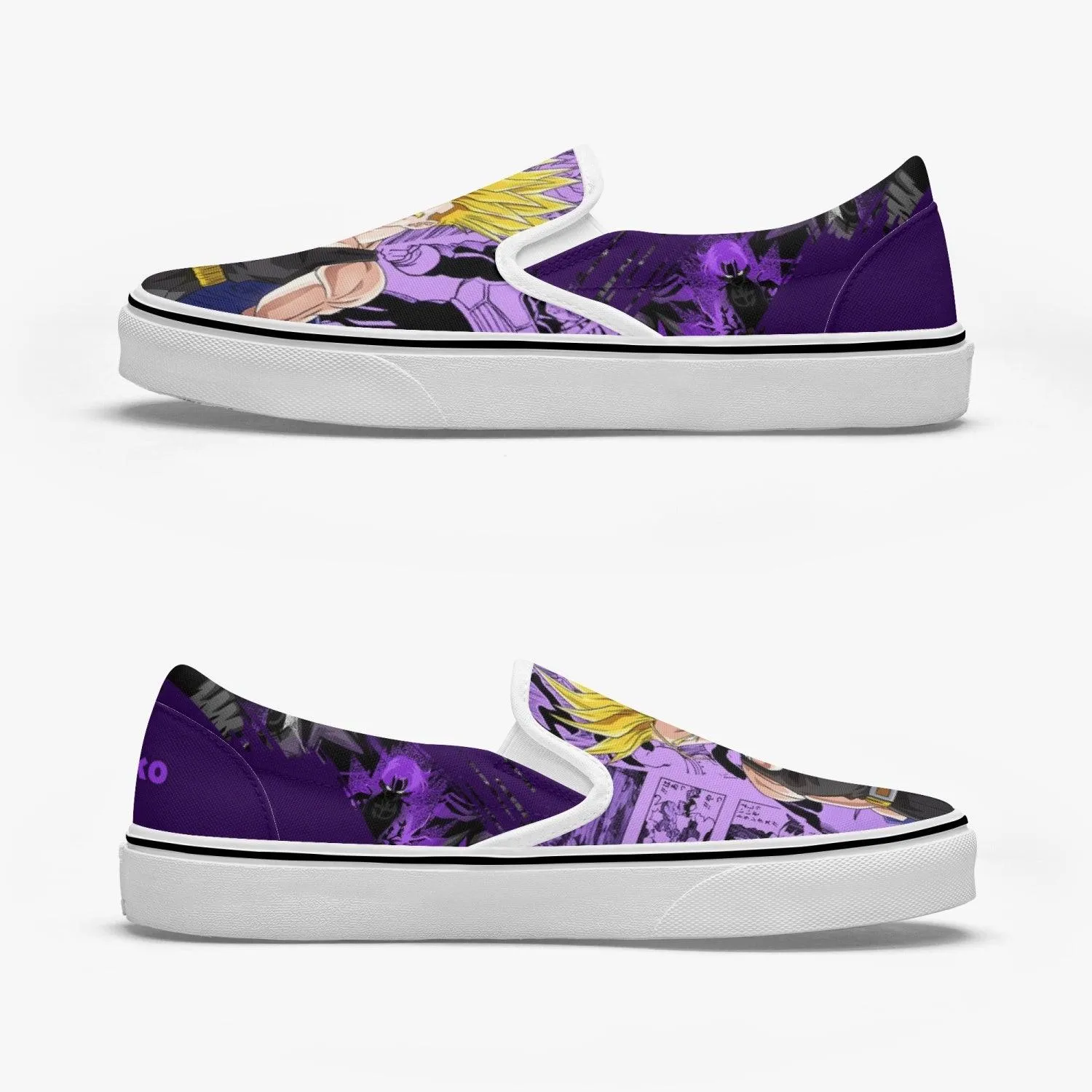 Dragonball Z Trunks Slip Ons Anime Shoes