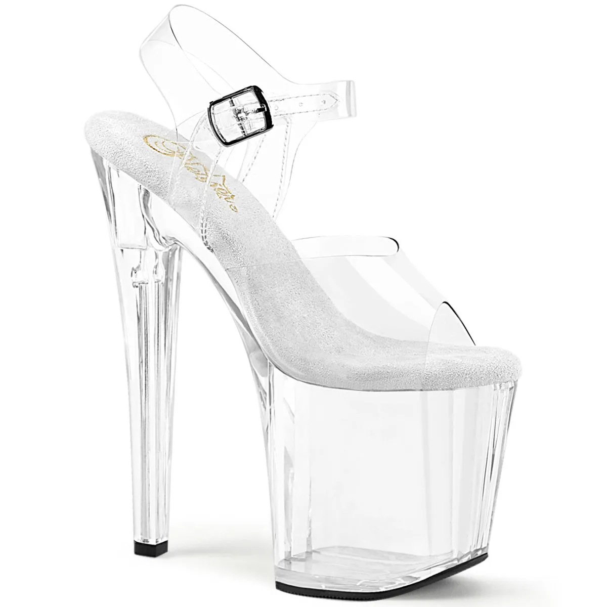 ENCHANT-708 Clr/Clr, 8"Heels