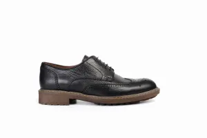 FOOT FEDERATION DERBY WINGTIP MENS SHOE BLACK