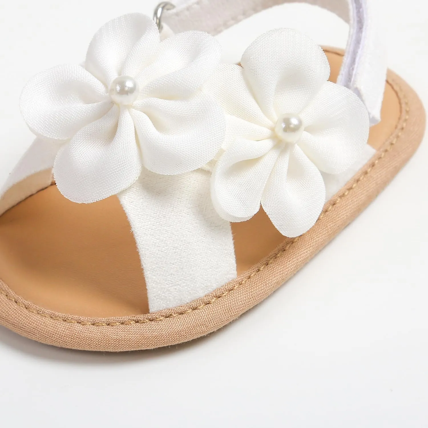 Infant Baby Boys Girls Sandals Summer Baby Wedding Dress Flat Shoes Newborn Crib Shoes First Walkers Prewalkers Shoes