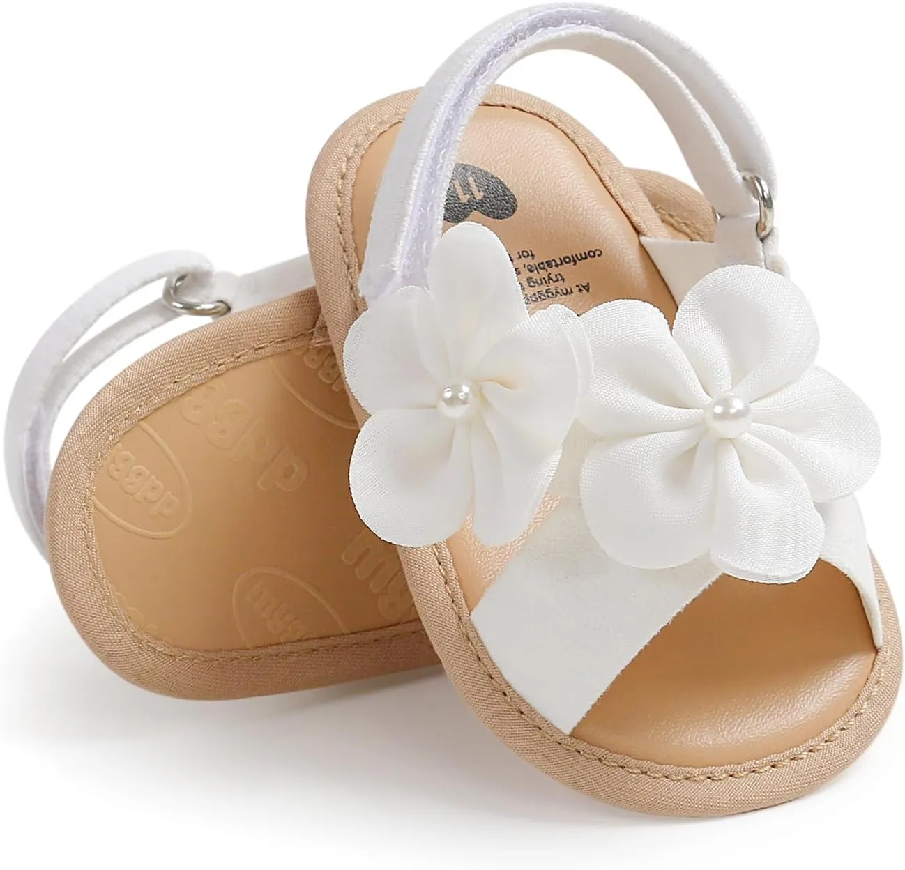 Infant Baby Boys Girls Sandals Summer Baby Wedding Dress Flat Shoes Newborn Crib Shoes First Walkers Prewalkers Shoes