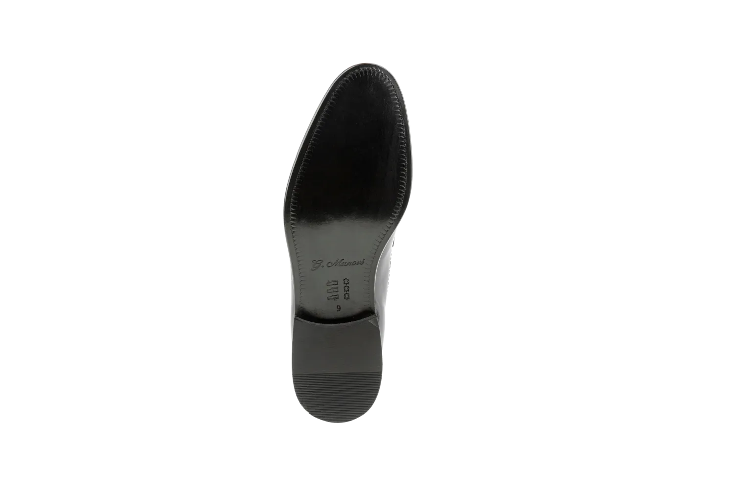Isa Men's Black Derby Shoes, Black Patent Leather Derby Shoes, Leather Sole & Lining, Formal Lace-Up
