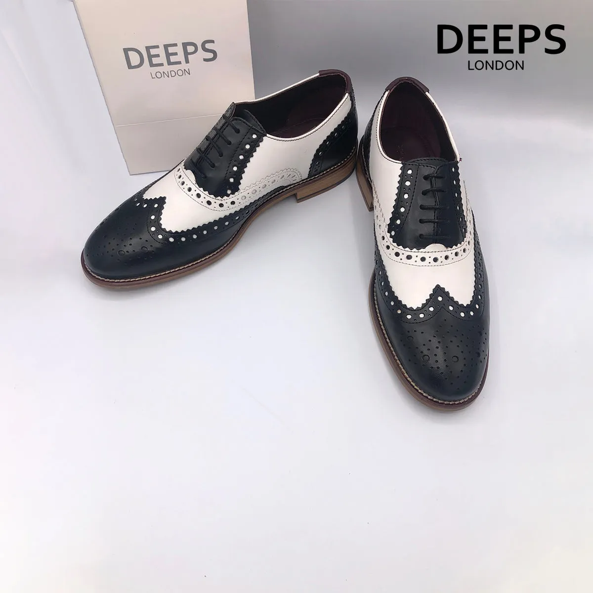 JIM LONDON BROGUES HANDCRAFTED GATSBY MEN'S SHOES TAN