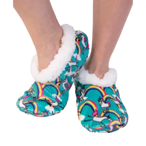 Lazy One Unicorn Fuzzy Feet