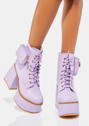 Lilac Update My Socials Platform Boots