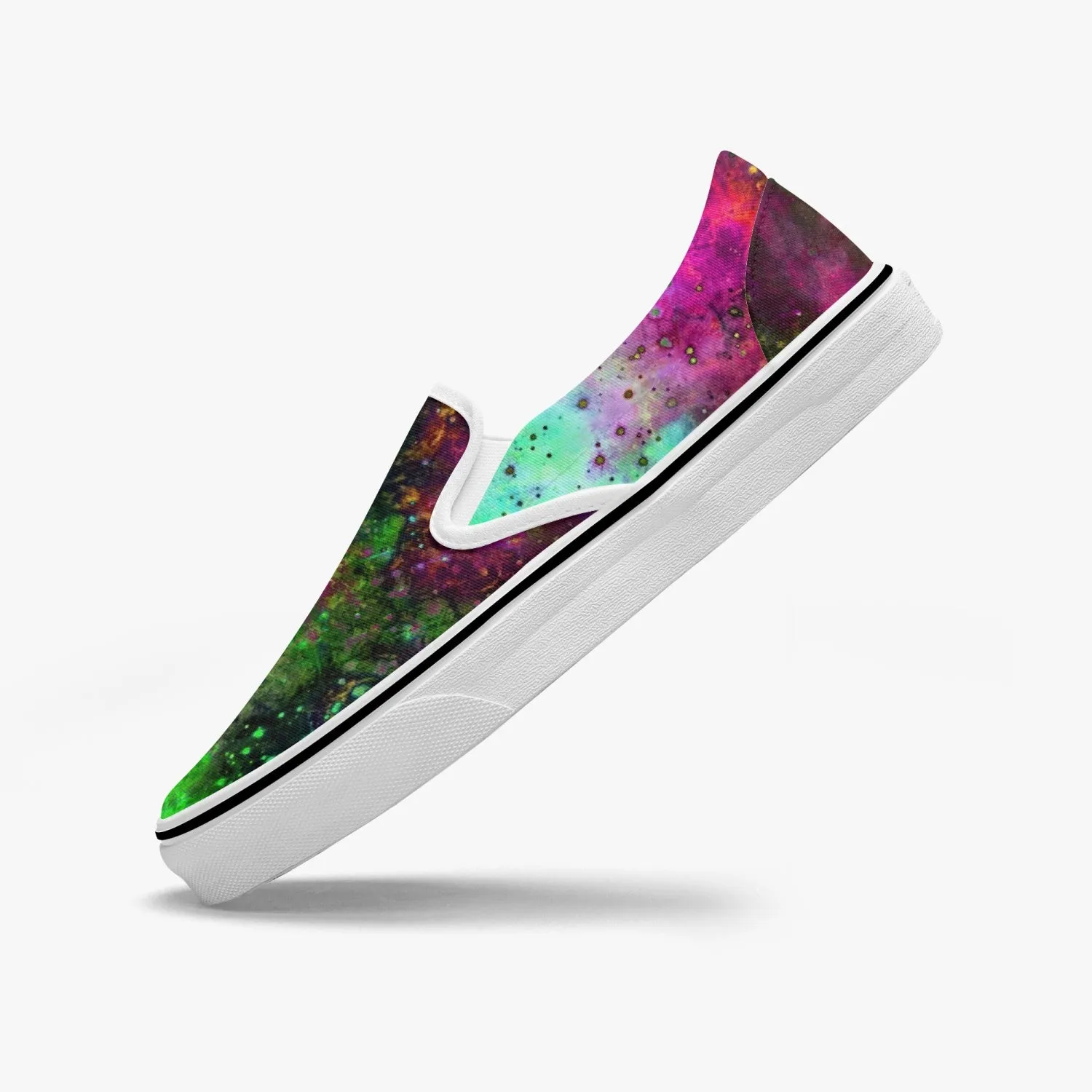 Lilith Split-Style Psychedelic Slip-On Shoes