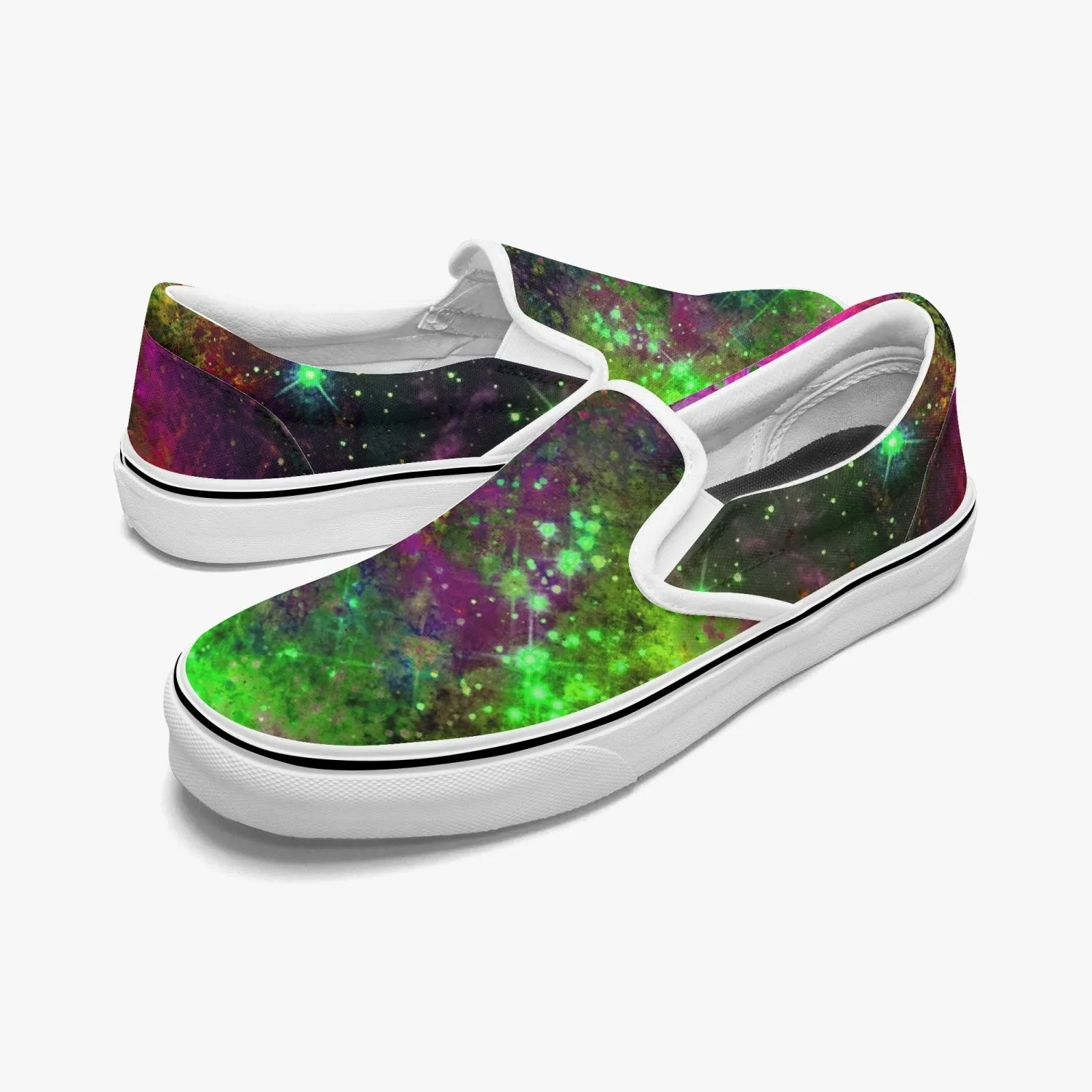 Lilith Split-Style Psychedelic Slip-On Shoes