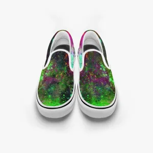 Lilith Split-Style Psychedelic Slip-On Shoes