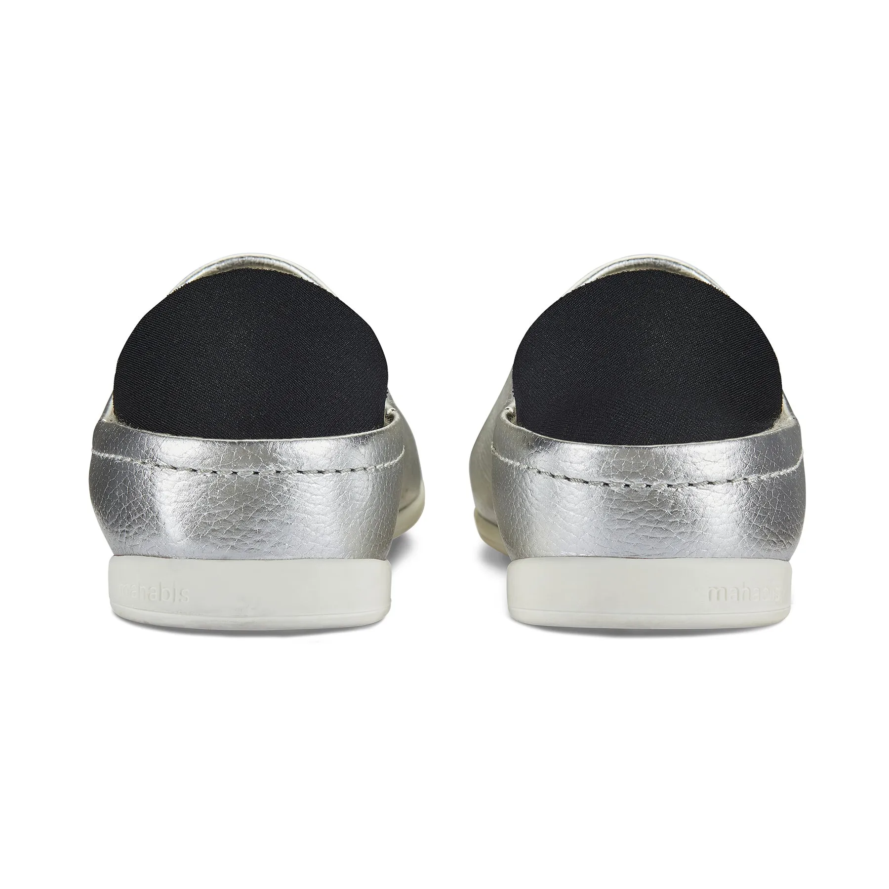 mahabis metallic classic in silver