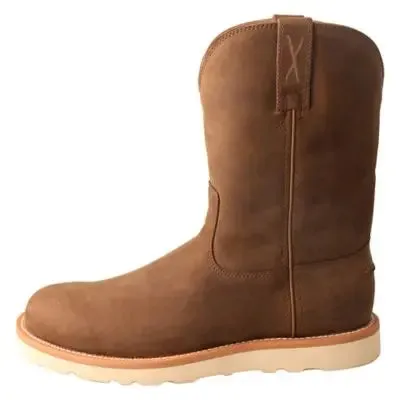 Men’s Twisted X 10" Pull-On Wedge Sole Boot – Classic Style & Modern Comfort