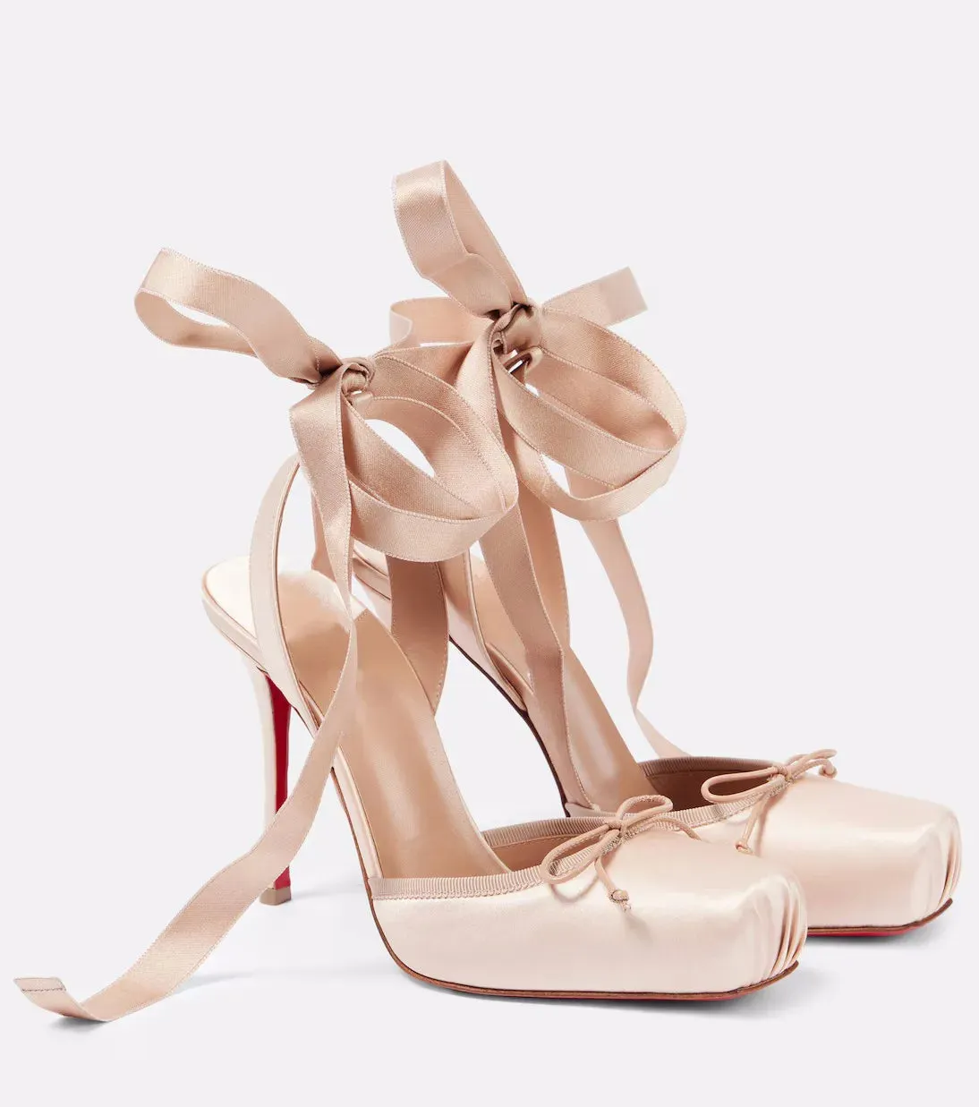 Never Let Me Down Satin Ankle Strap Heels