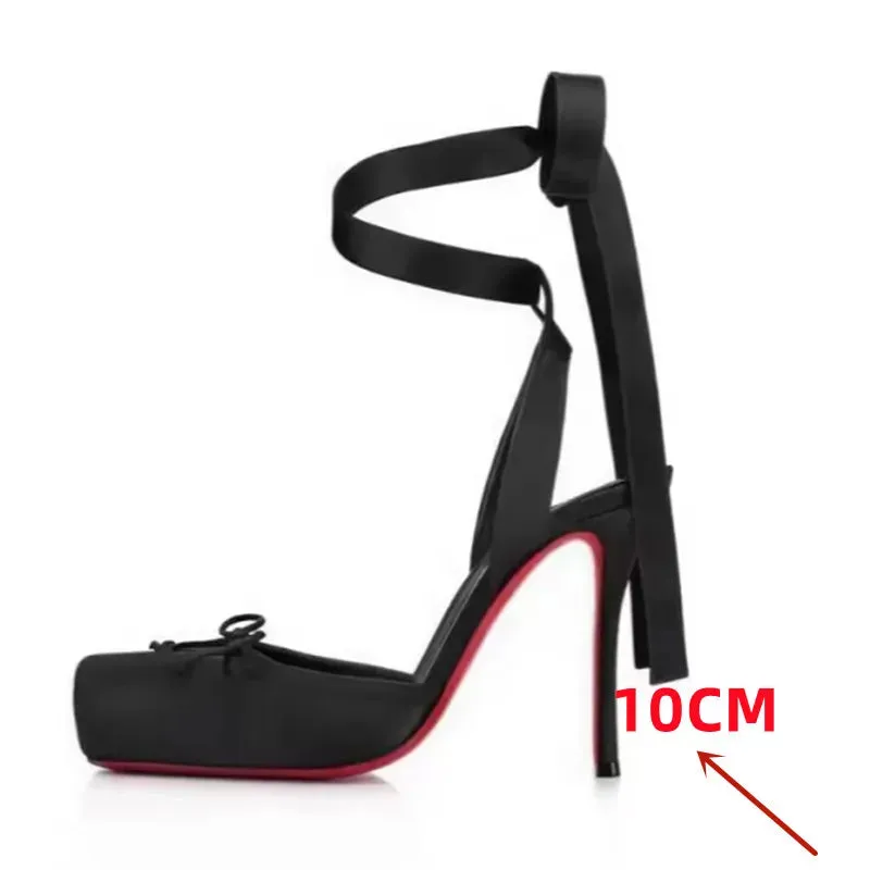 Never Let Me Down Satin Ankle Strap Heels