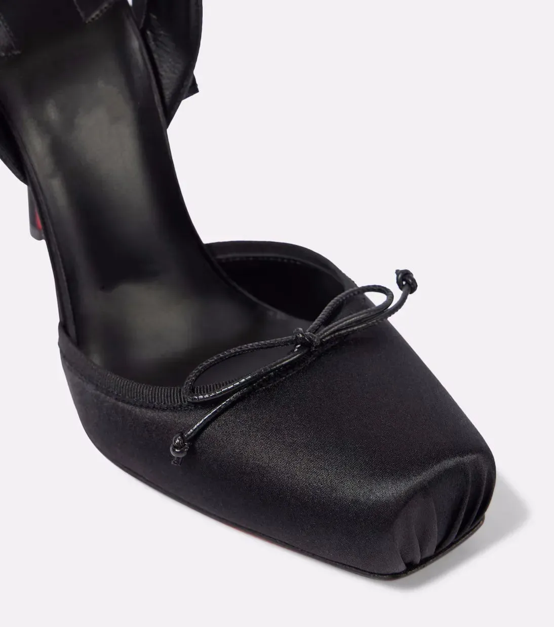 Never Let Me Down Satin Ankle Strap Heels