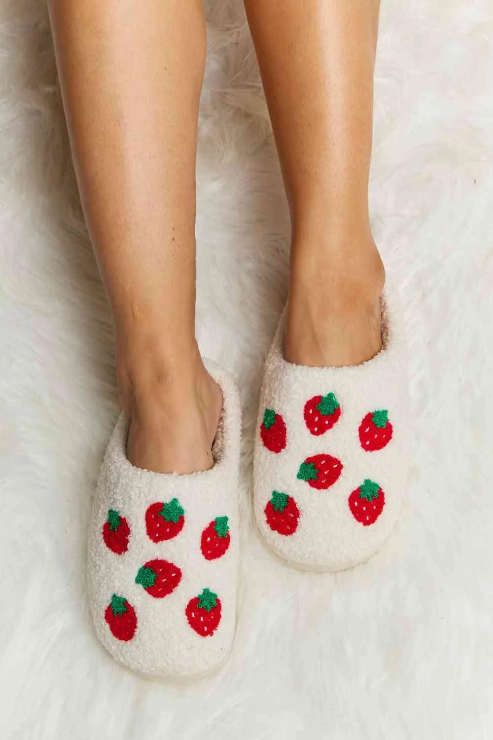 Plush Slide Slippers  * In Various Prints*