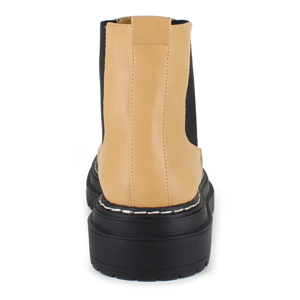 PORTLAND by Portland Boot Company Platform Lugsole Chelsea Boot
