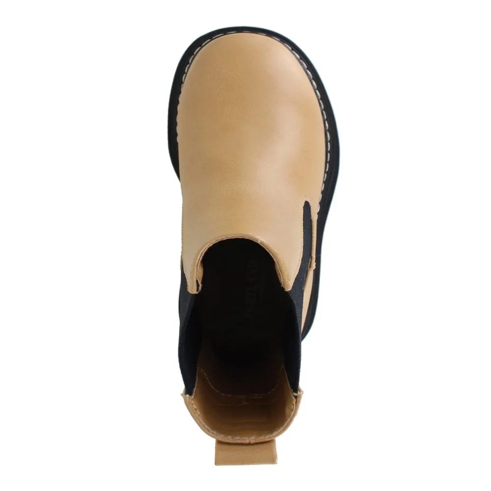 PORTLAND by Portland Boot Company Platform Lugsole Chelsea Boot