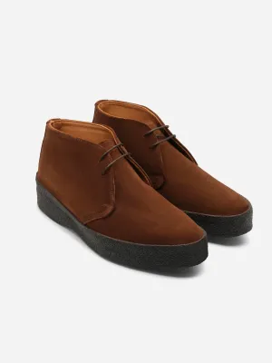 Sanders Hi Top Chukka Boot Snuff Suede