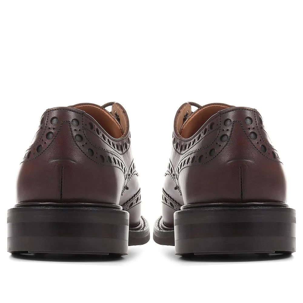 Stratford Leather Derby Brogues - STRATFORD / 321 165