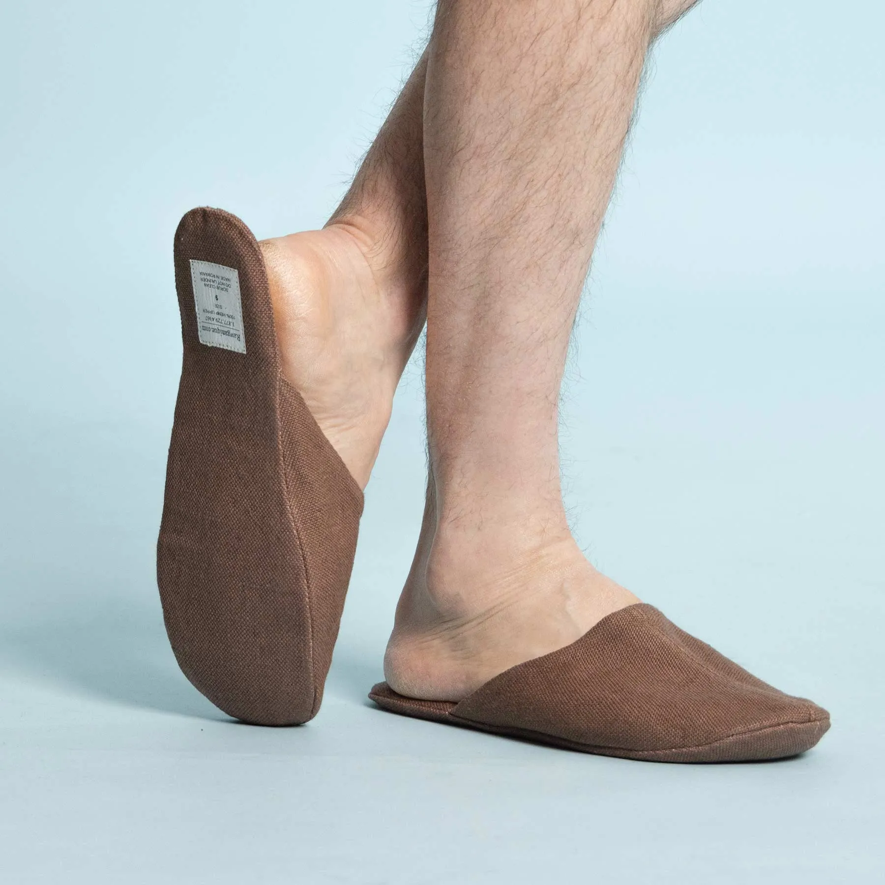 Unisex Hemp Indoor Slippers (Discontinued - Final Sale)
