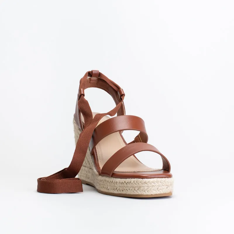 Unreal Women Square Toe Espadrille Wedge Sandal _ 150758