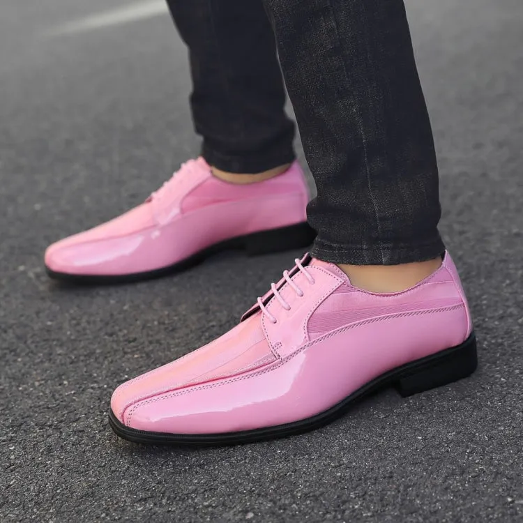 Viotti Patent Leather Derby Shoes 179 Pink
