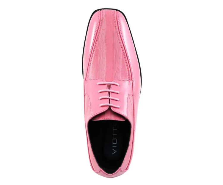 Viotti Patent Leather Derby Shoes 179 Pink