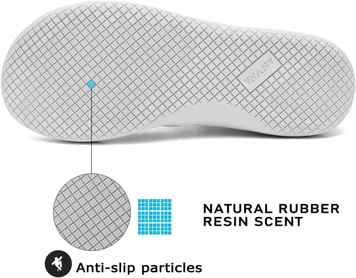 Women Barefoot Shoes Wide Toe Minimalist Walking Shoes Slip on Zero Drop Sole Cross-Trainer Sneakers Lightweight Workout
